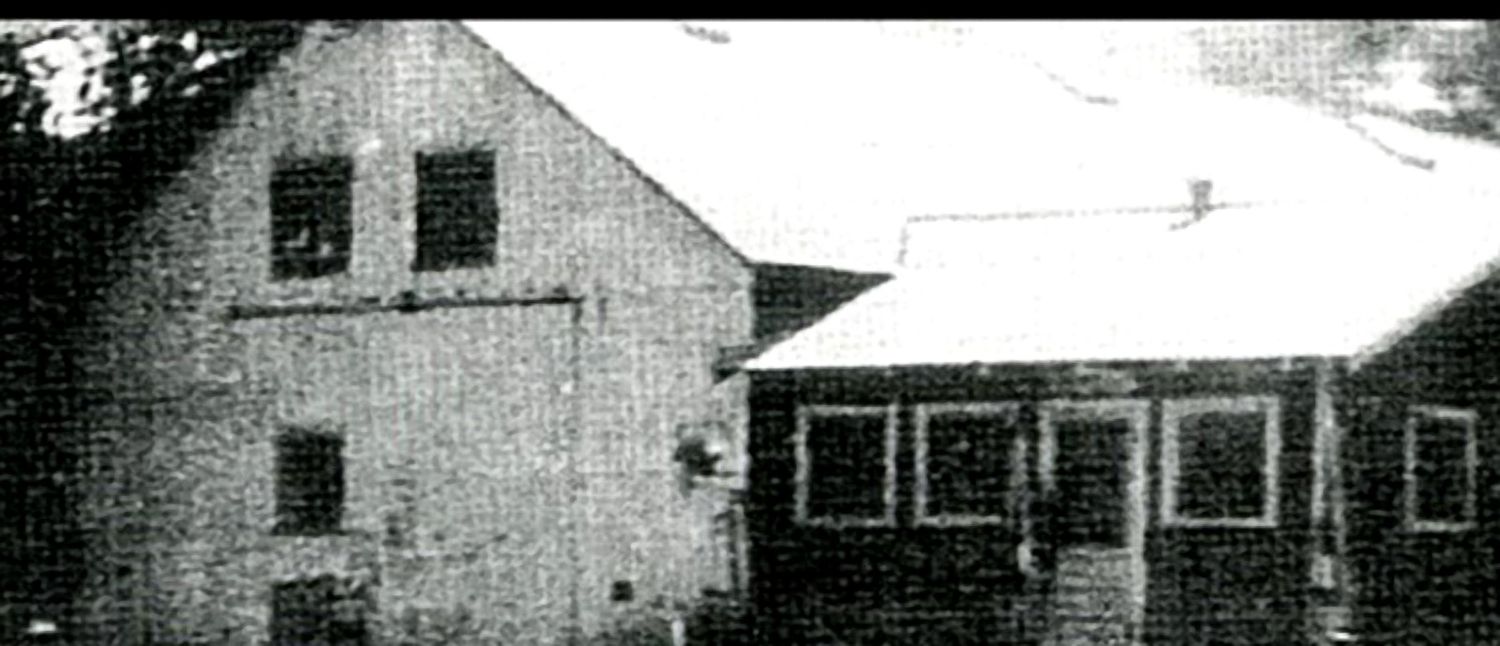 The Vail Ranch machine barn, historic photograph