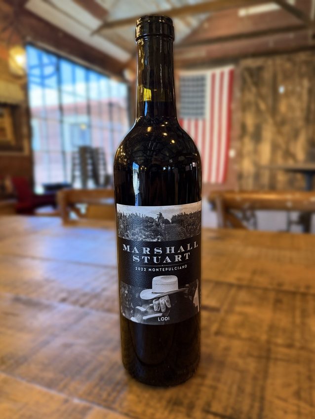 2022 Montepulciano bottle